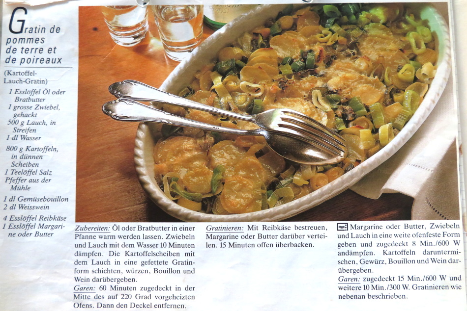 KARTOFFELGRATIN LAUCH